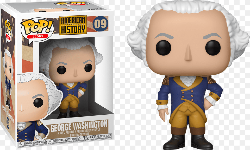 Pop Funko American History, Baby, Person, Face, Head Free Png Download