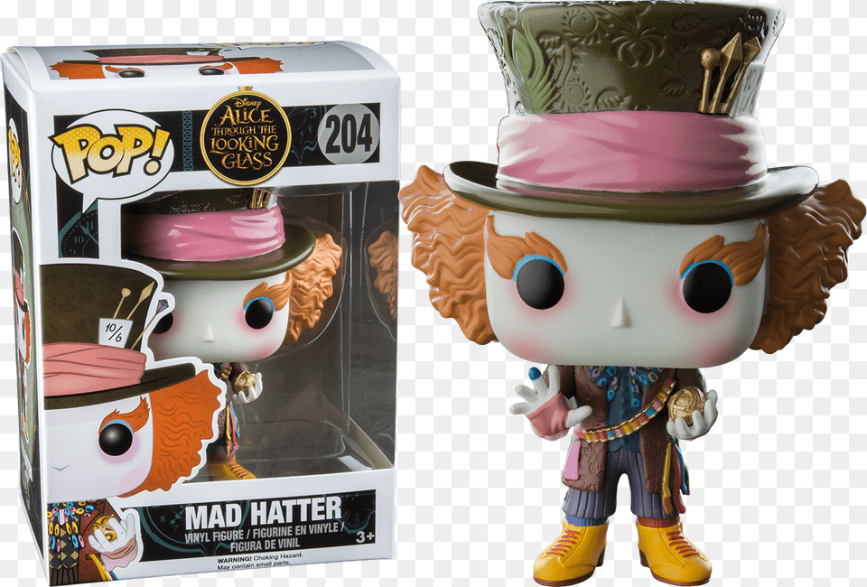Pop Funko Mad Hatter, Face, Head, Person, Baby Png