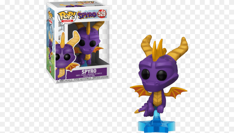 Pop Games Spyro The Dragon 529 Spyro Jumping Spyro Pop, Toy Png Image