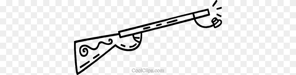 Pop Gun Royalty Vector Clip Art Illustration, Firearm, Rifle, Weapon, Blade Free Png Download