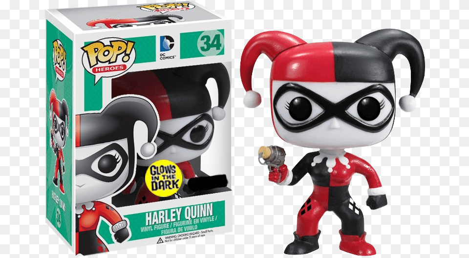 Pop Heroes Harley Quinn, Figurine, Plush, Toy Free Transparent Png