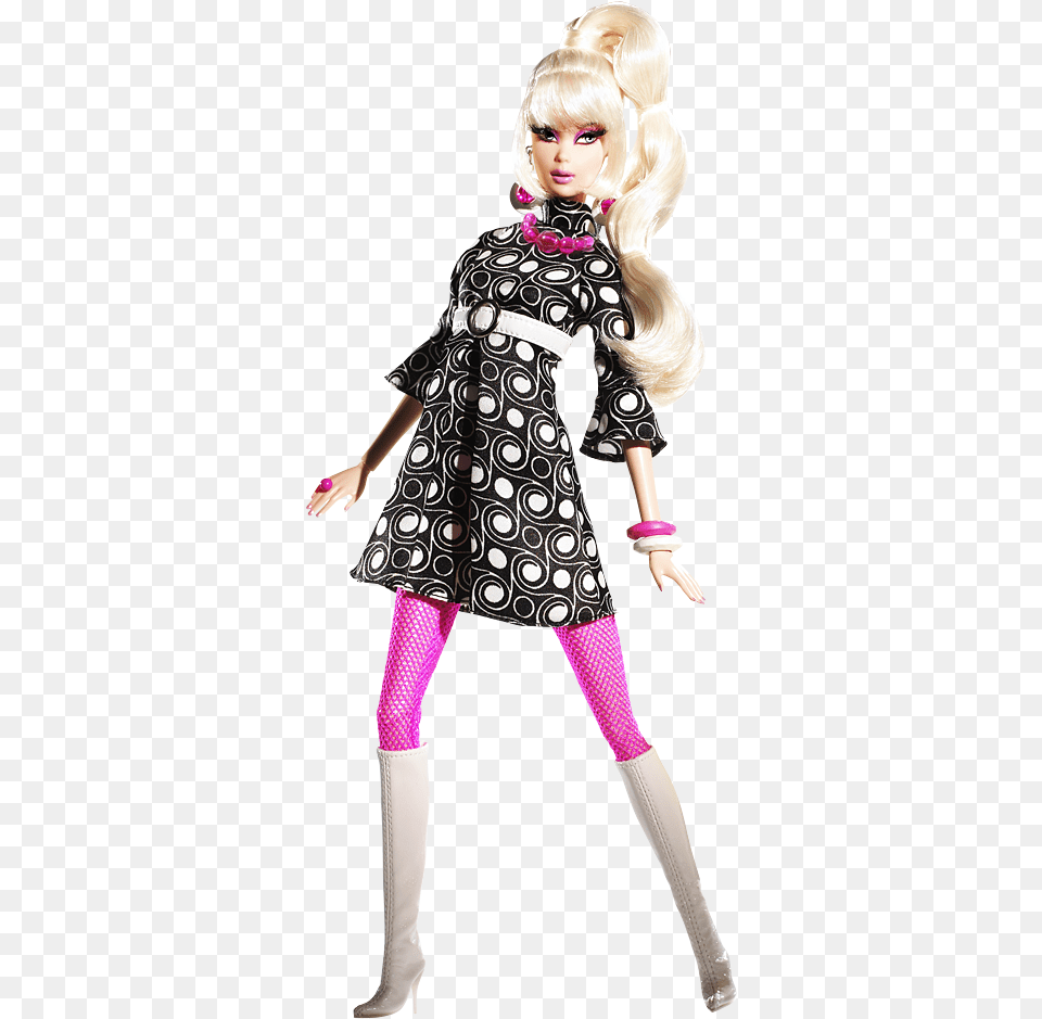 Pop Life Barbie Doll Pop Mod Barbie, Toy, Figurine, Child, Person Free Png Download
