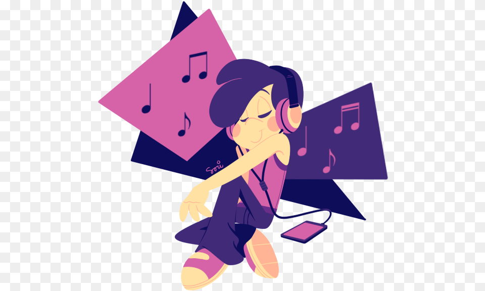 Pop Listening To Music Music, Purple, People, Person, Face Png