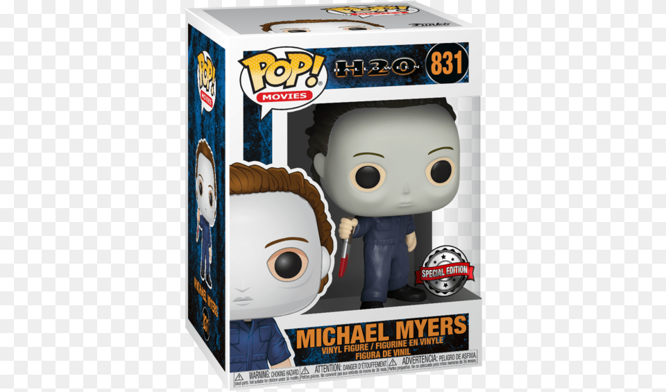 Pop Movies 831 Halloween H20 Michael Myers Funko Pop Michael Myers H20, Person, Face, Head, Baby Free Png