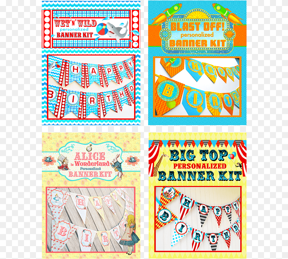 Pop Parties Shark Party Happy Birthday Banner Pool Motif, Advertisement, Poster, Person, Leisure Activities Free Png