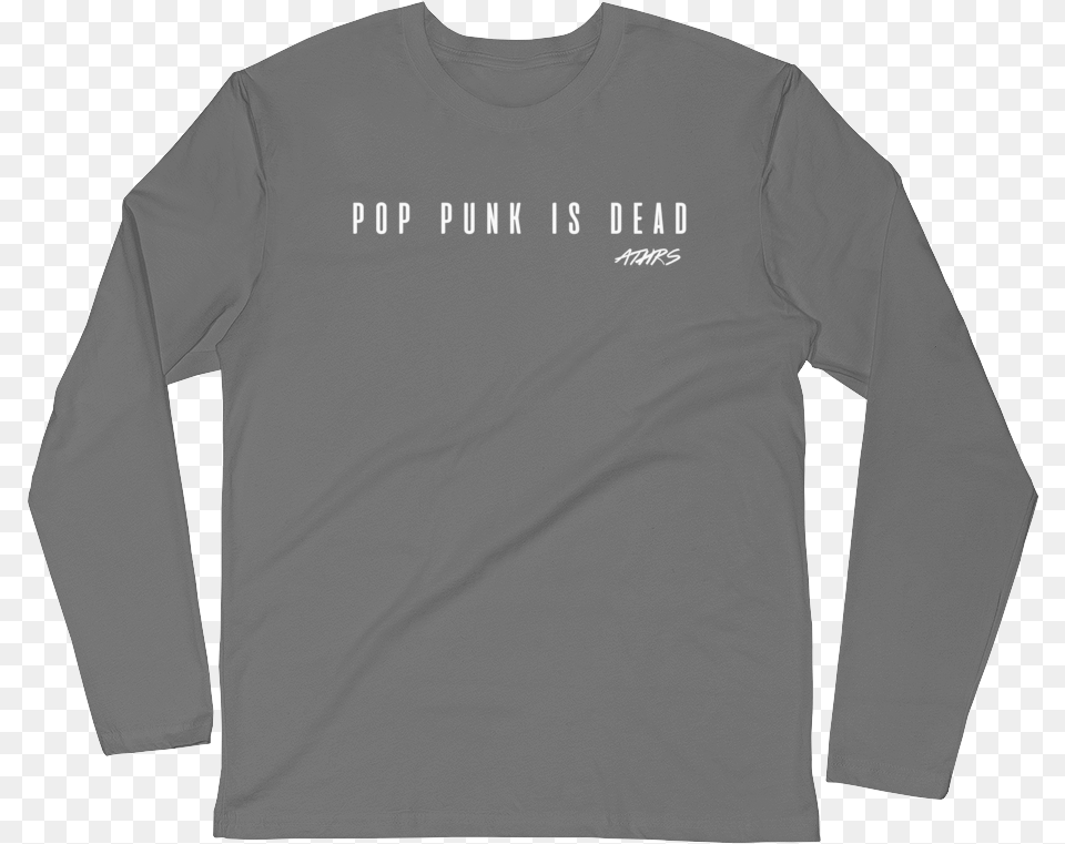 Pop Punk Is Dead Long Sleeve, Clothing, Long Sleeve, T-shirt, Shirt Free Png Download