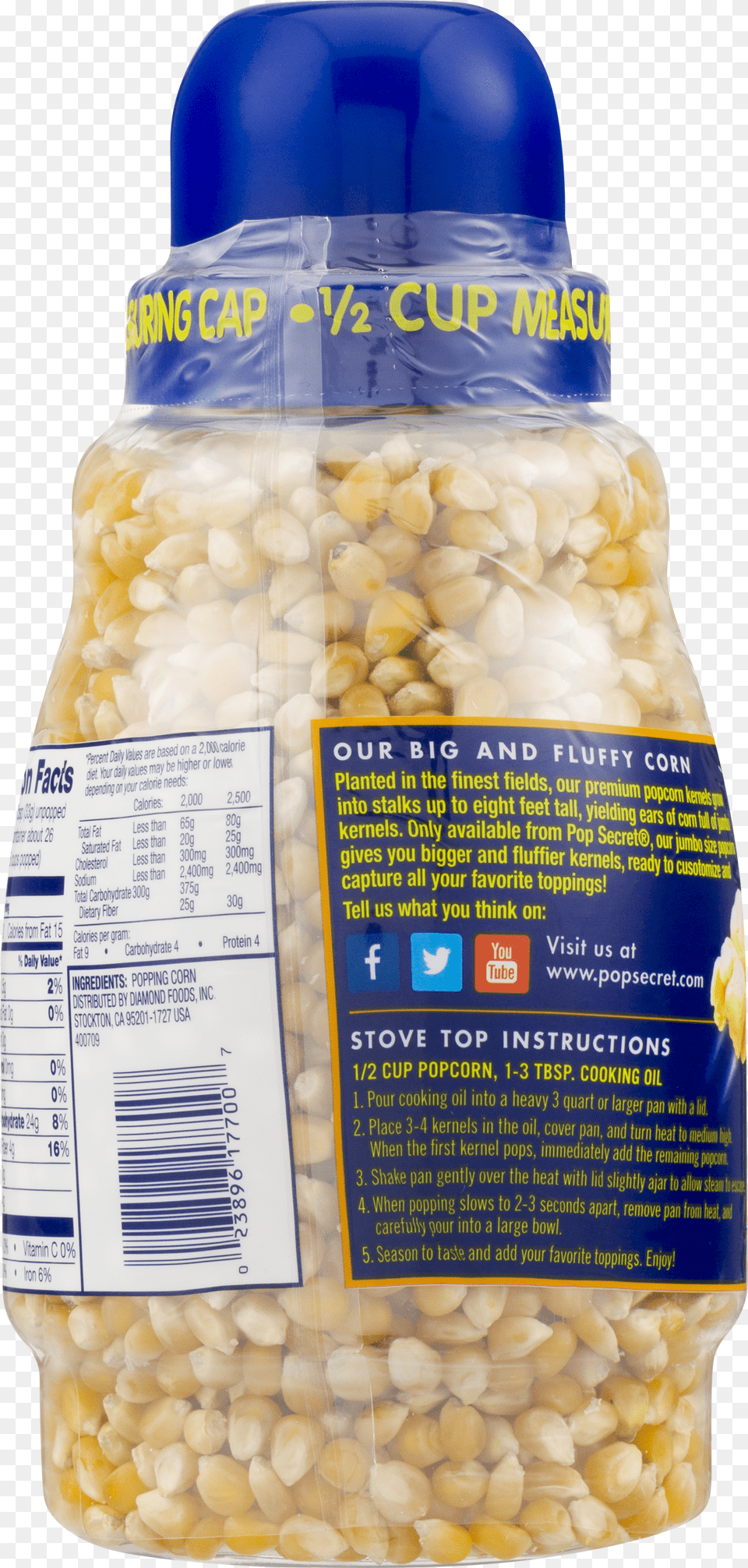 Pop Secret Corn Popping Jumbo Popcorn Kernels 30 Oz Fish Products Png