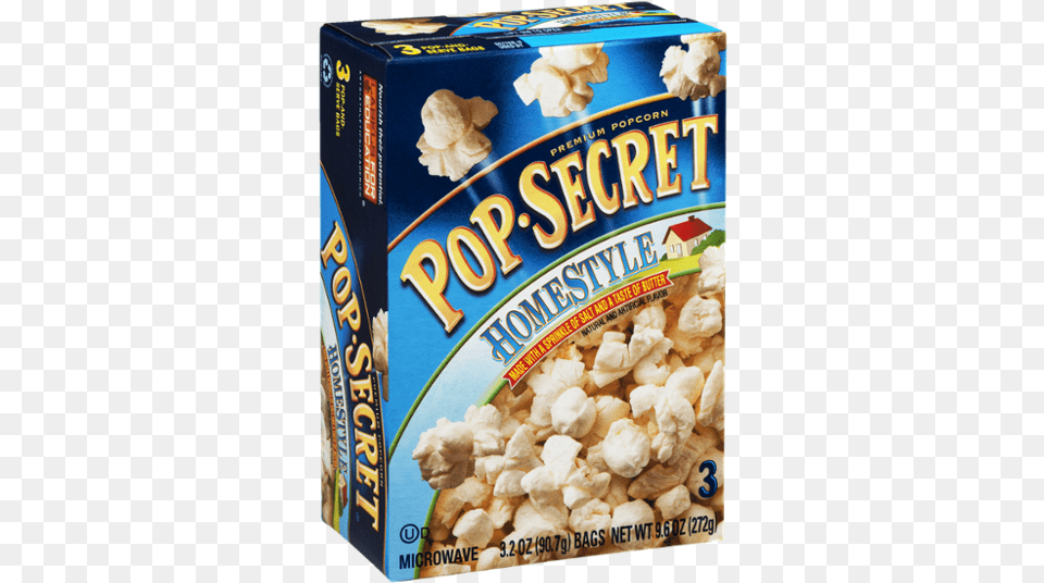 Pop Secret Homestyle Popcorn 3 Count 105 Oz Box, Food, Snack Free Transparent Png