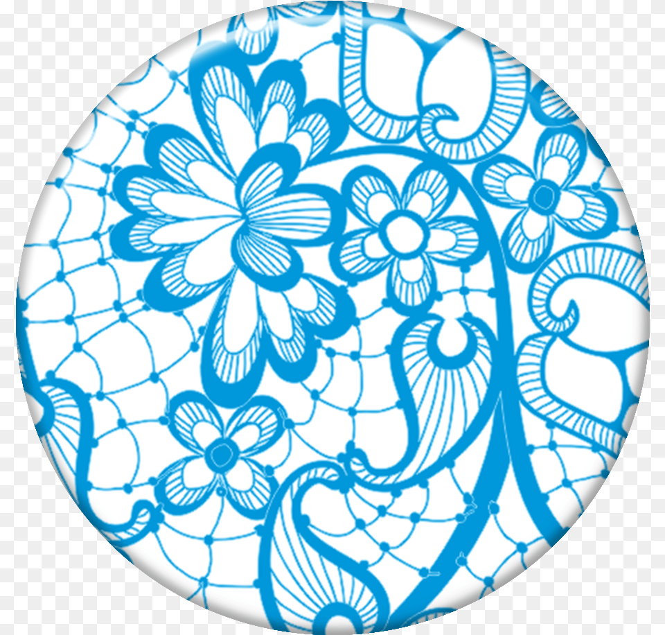 Pop Selfie Renda Azul, Art, Pattern, Porcelain, Pottery Free Png Download