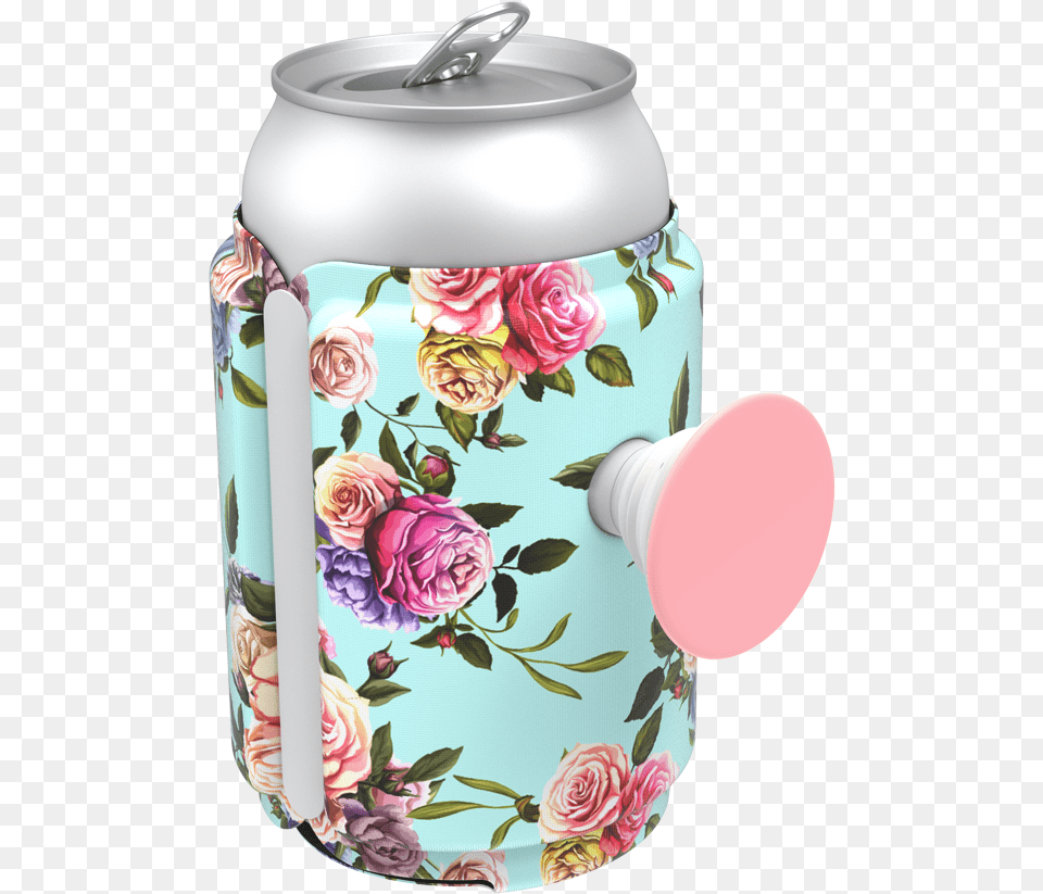 Pop Socket Cup Holder, Tin, Flower, Plant, Rose Png Image