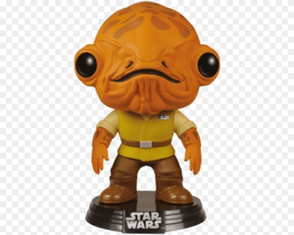 Pop Star Wars Ackbar Transparent Funko Pop Star Wars Admiral Ackbar, Baby, Person, Clothing, Glove Png Image