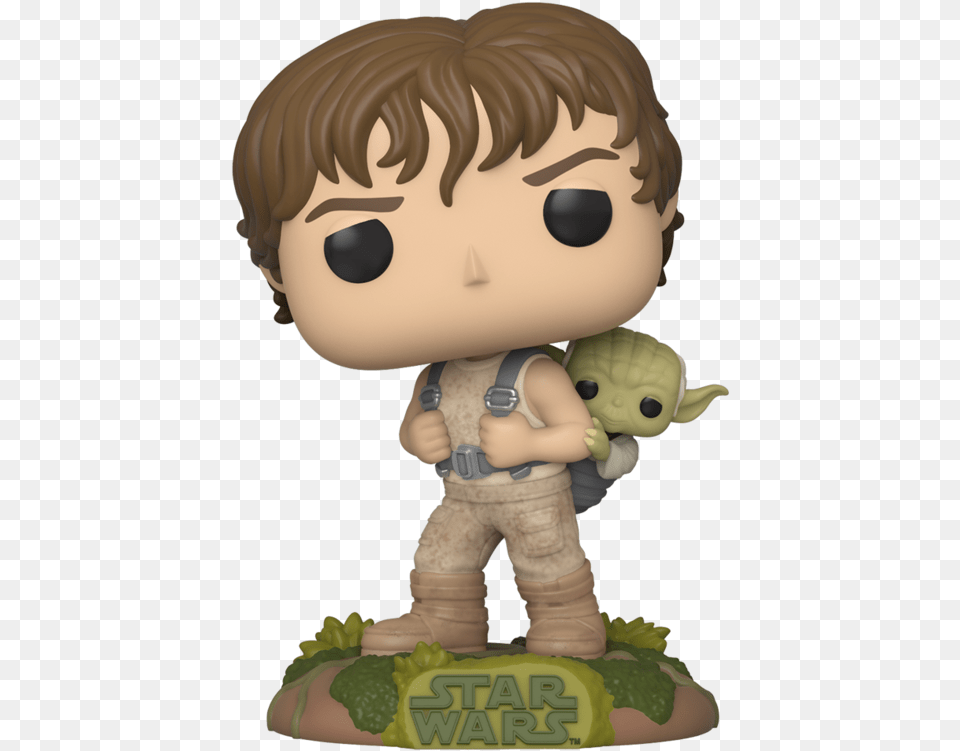 Pop Star Wars Empire Strikes Back Luke Skywalker U0026 Yoda Funko Pop Do Star Wars, Baby, Person, Toy Free Transparent Png