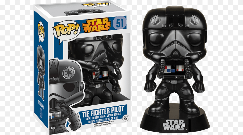 Pop Star Wars Tie Fighter Pilot Funko, Robot, Person Free Png Download