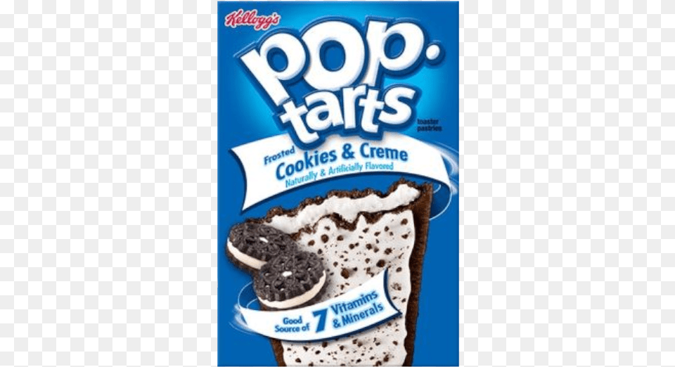 Pop Tarts Cookie And Cream 396g Cigarette Flavored Pop Tarts, Food, Sweets, Advertisement Free Png Download