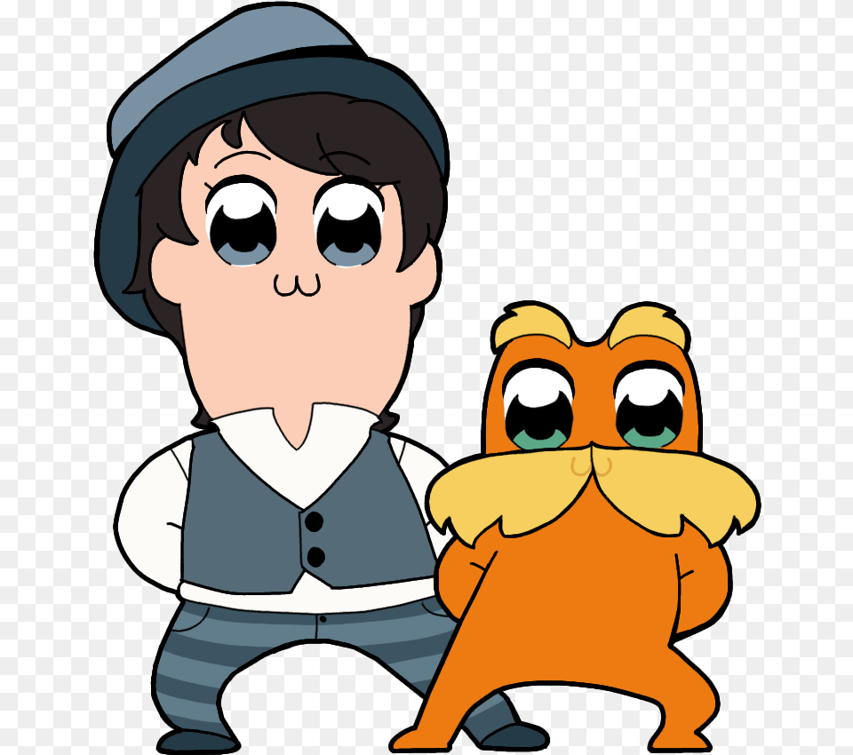 Pop Team Epic The Lorax Clipart Lorax, Baby, Person, Cartoon, Face Png Image