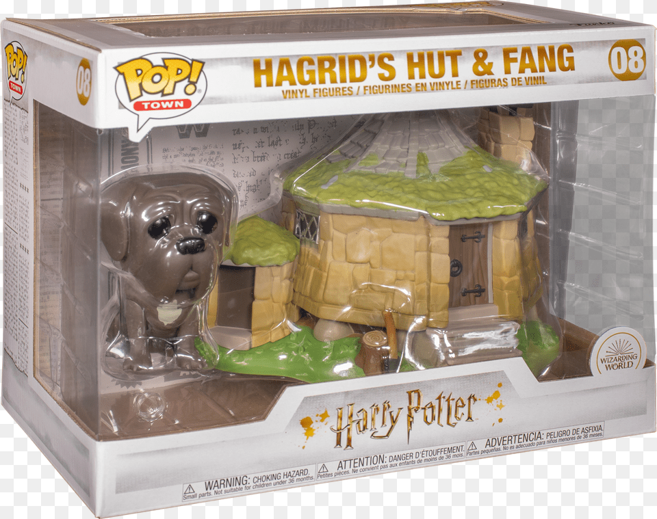 Pop Town Harry Potter Hagrid39s Hut With Fang, Figurine, Box, Face, Head Free Png