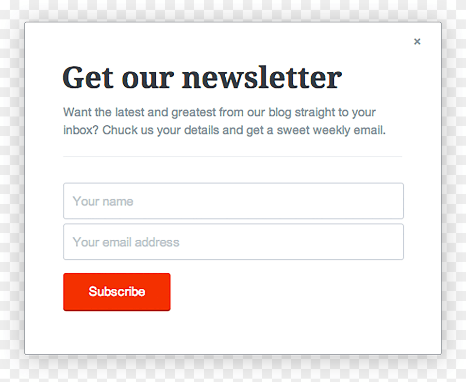 Pop Up Form Email Newsletter Sign Up Subscribe To Our Newsletter Examples, Page, Text, File Free Png