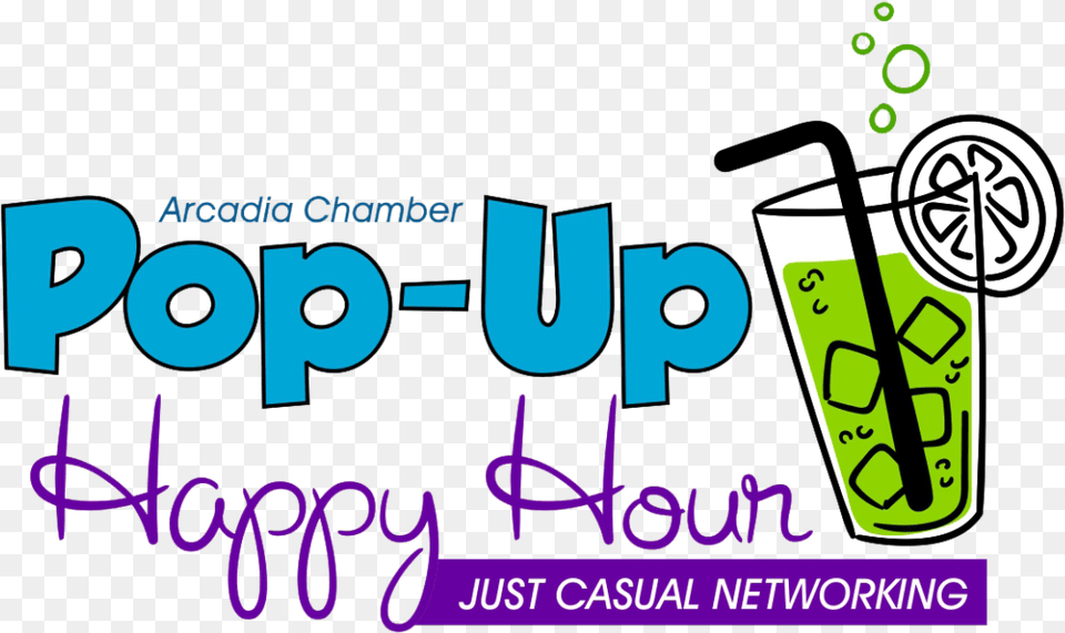 Pop Up Happy Hour Graphic Design, Beverage Free Png Download