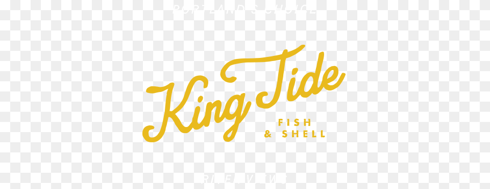Pop Up Restaurant In Portland King Tide Fish Shell, Text, Blackboard Free Png