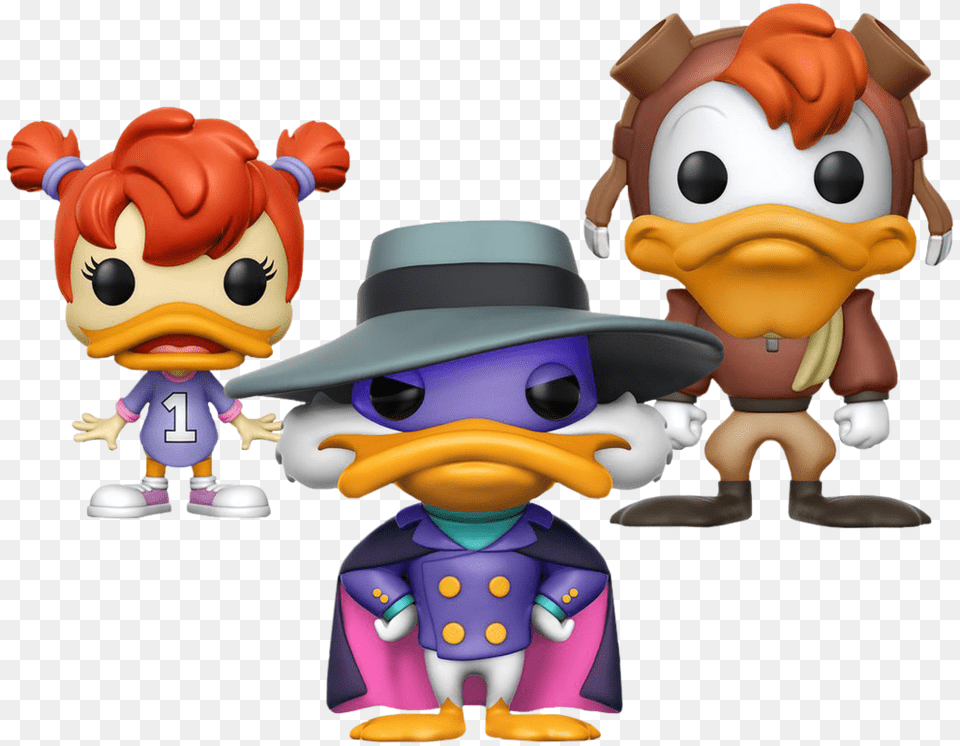 Pop Vinyl Darkwing Duck Download Launchpad Mcquack Funko Pop, Baby, Person, Face, Head Png Image