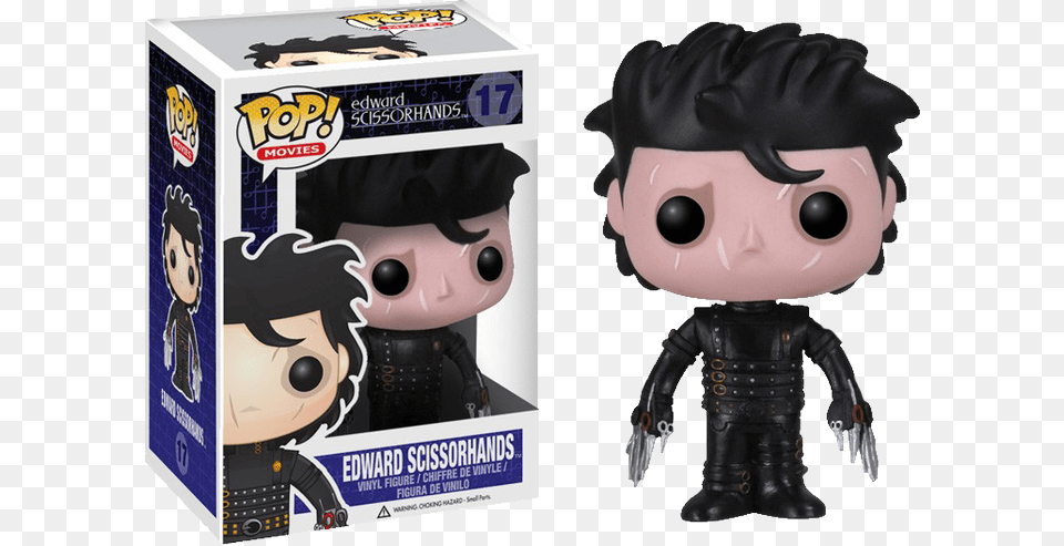 Pop Vinyl Edward Scissorhands, Toy, Person, Baby, Face Free Transparent Png