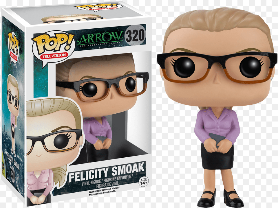 Pop Vinyl Figurine Pop Felicity Smoak, Accessories, Baby, Person, Glasses Png