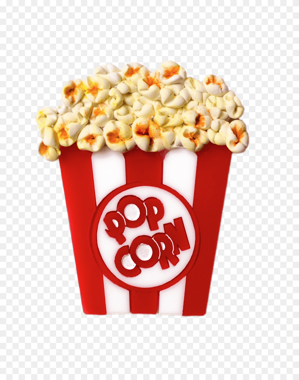 Popcorn Brooch, Food, Snack Free Transparent Png