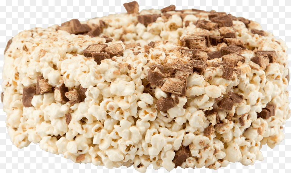 Popcorn Cakes With Chopped Kit Kat Popcorn, Food, Snack, Bread Free Png