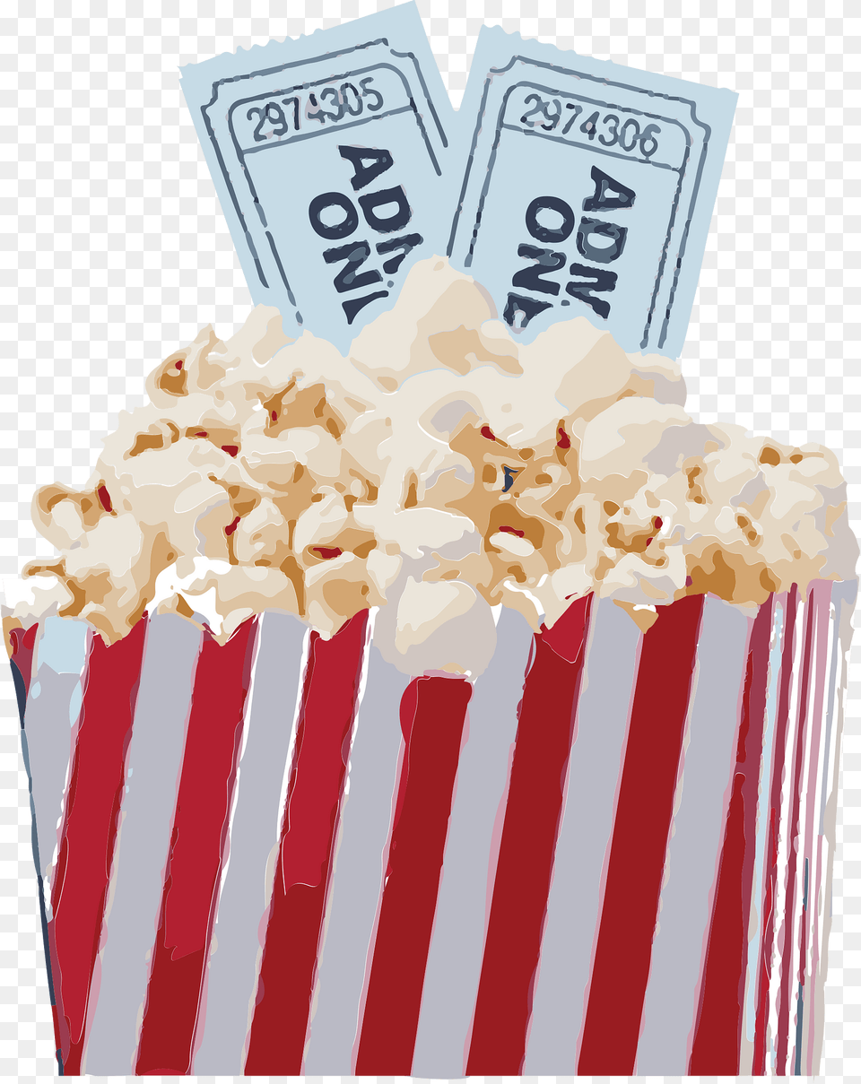 Popcorn Clipart, Food, Snack, Person Png Image