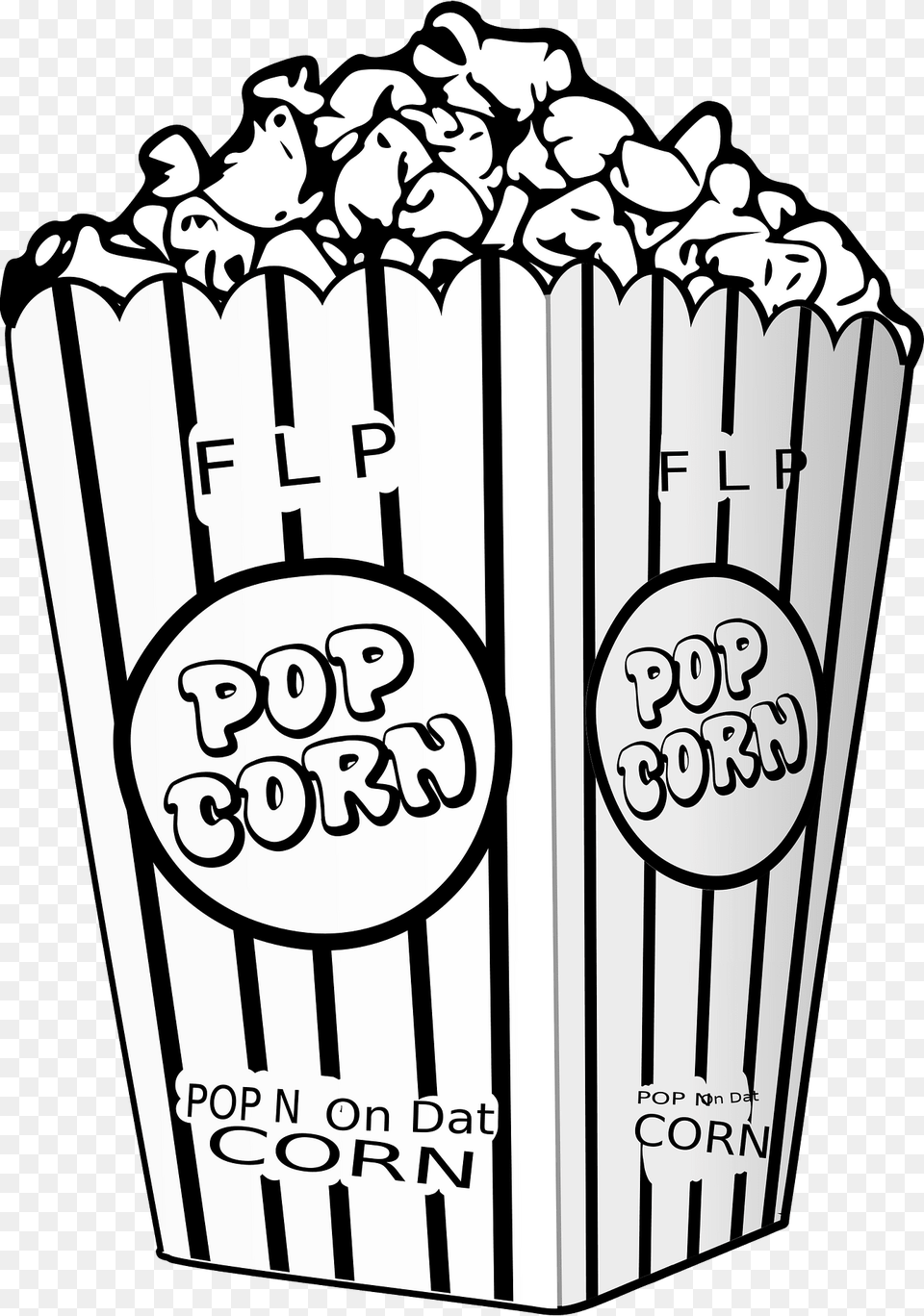 Popcorn Clipart, Food, Fence Png