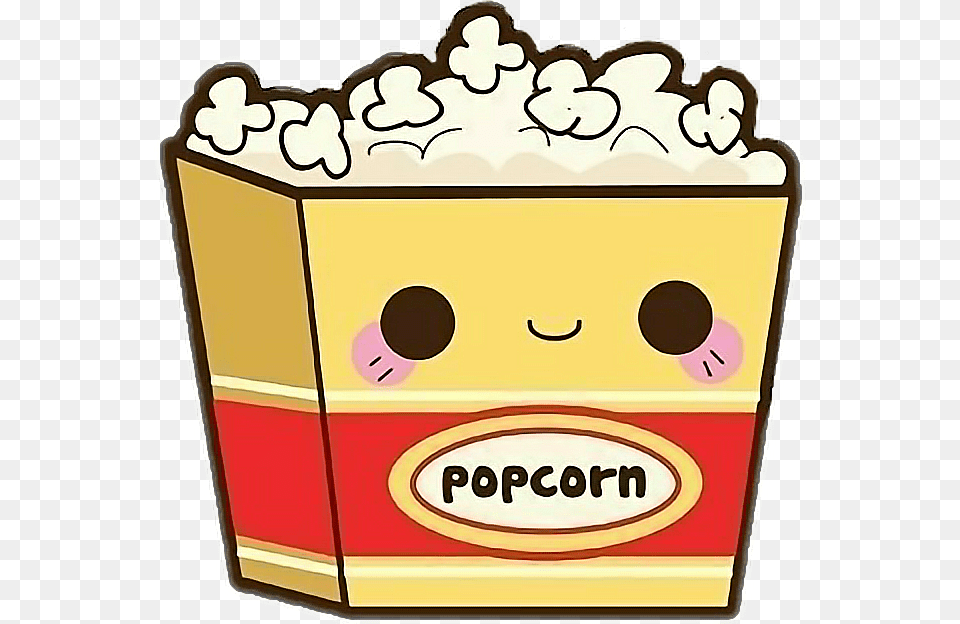Popcorn Eat Food Tumblr Photo Nomnom Popcorn Kawaii, Mailbox Free Png