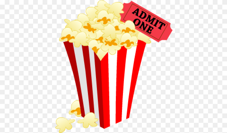 Popcorn Film Cinema Movie4k Transparent Popcorn Clipart, Food, Snack, Person Free Png