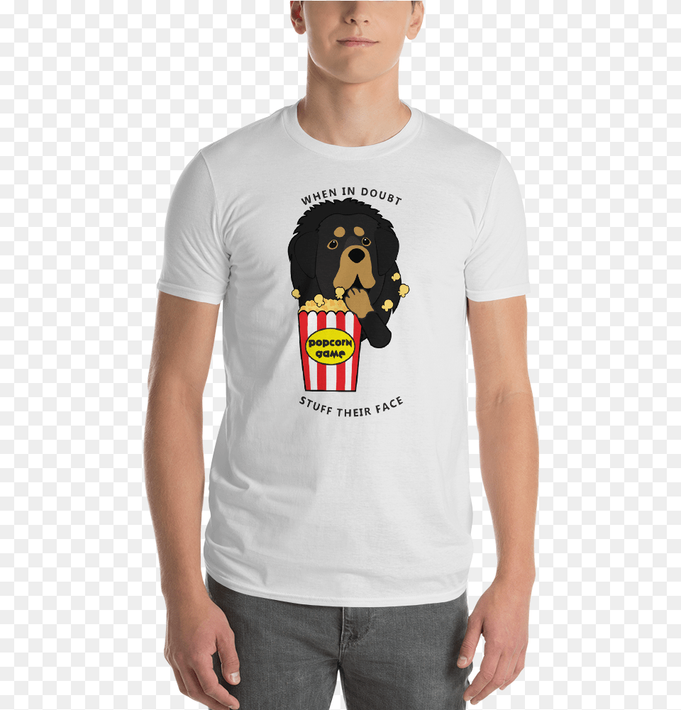 Popcorn Game T Shirt, Clothing, T-shirt, Adult, Male Free Png