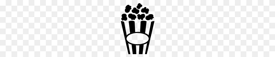 Popcorn Icons Noun Project, Gray Png