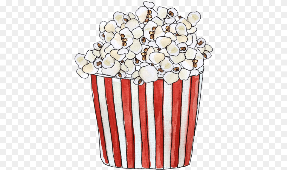 Popcorn Illustration, Food, Snack, Person Png