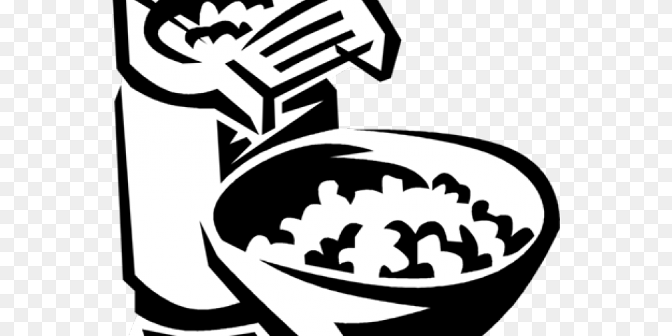 Popcorn Machine, Cutlery, Stencil, Fork Png Image