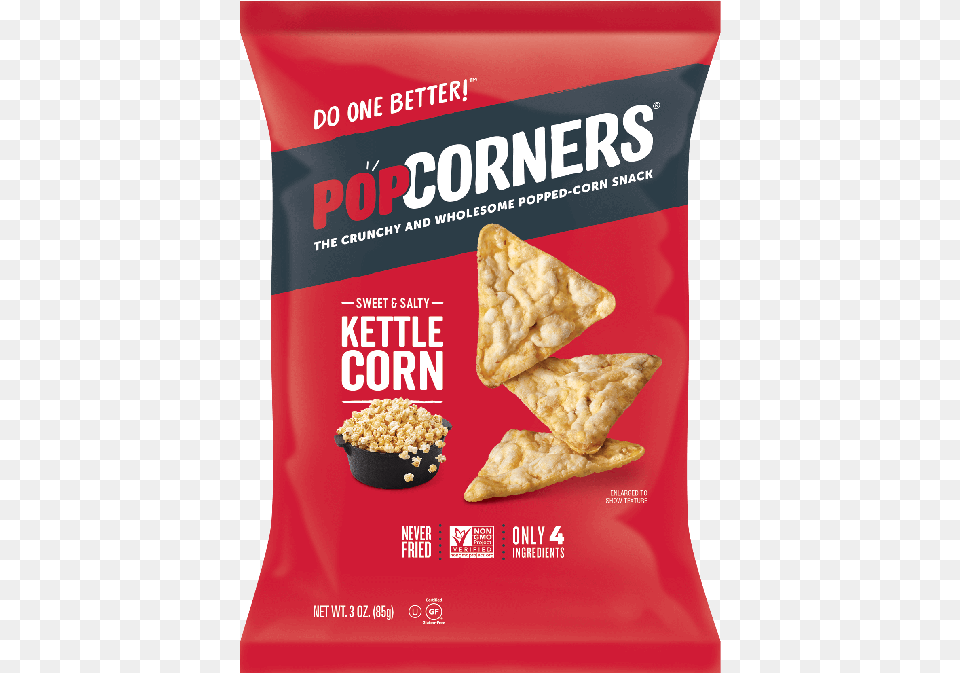 Popcorners Chips, Bread, Cracker, Food, Snack Free Png