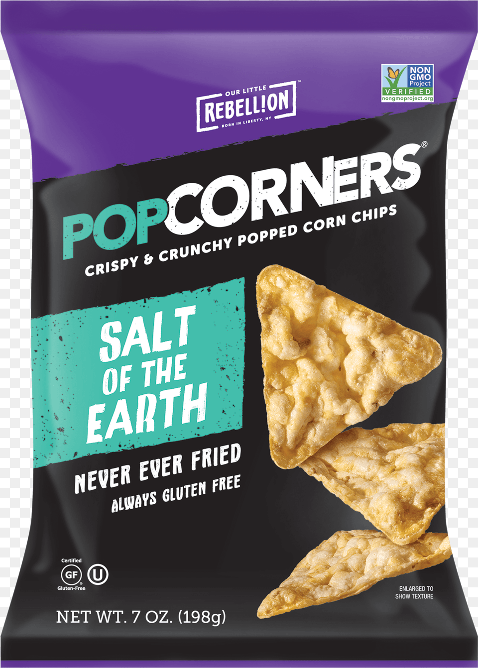 Popcorners Salt Of The Earth, Bread, Cracker, Food, Snack Free Png Download