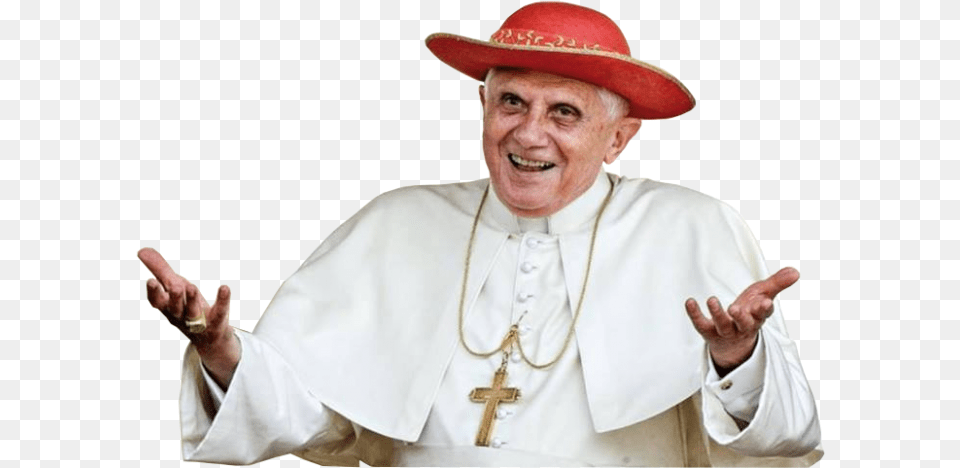 Pope Benedict Cute Benedict Saturno, Accessories, Person, Necklace, Jewelry Png Image
