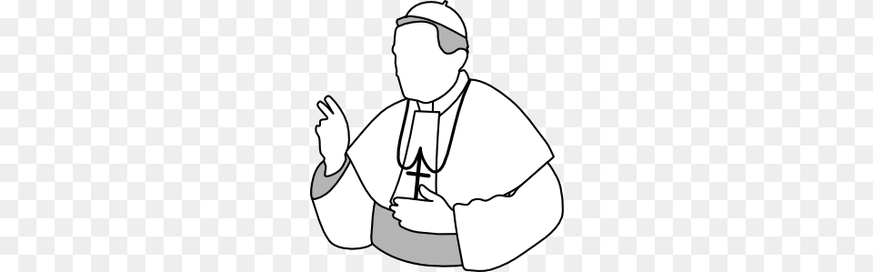 Pope Clip Art, People, Person, Clothing, Hoodie Free Png