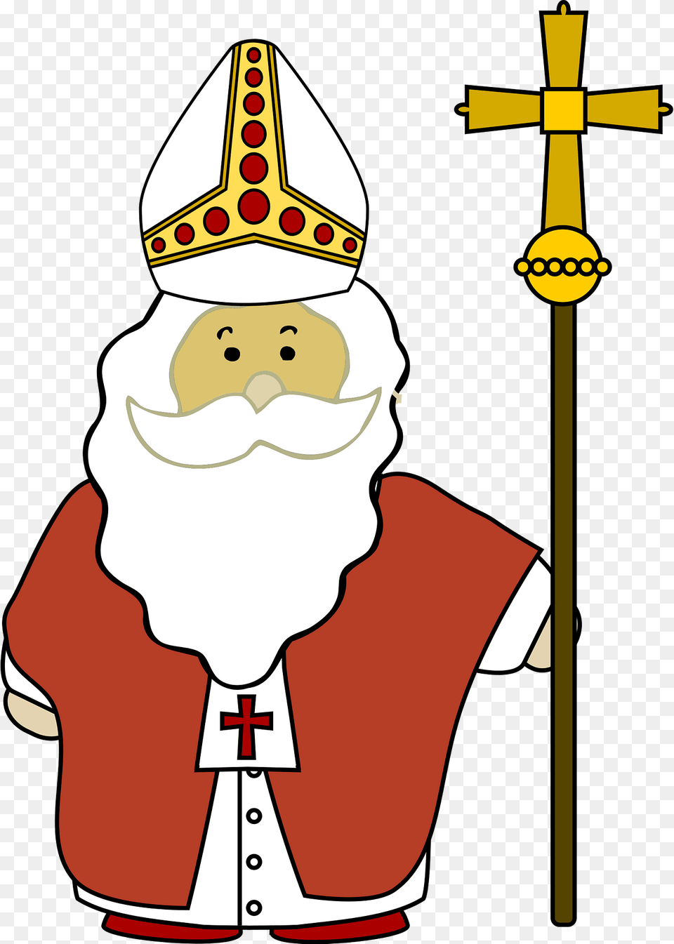 Pope Clipart, Cross, Symbol, Baby, Person Free Transparent Png