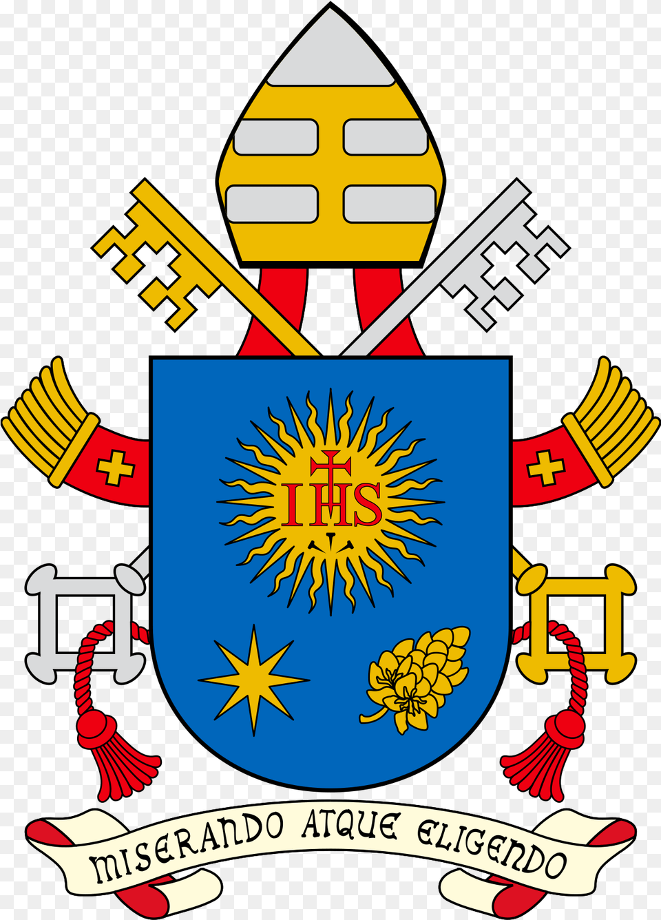 Pope Francis Coat Of Arms, Emblem, Symbol Free Png Download