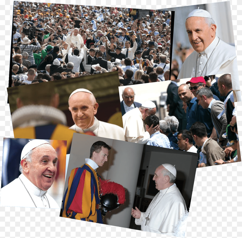 Pope Francis Montage Official, Person, People, Adult, Man Png Image