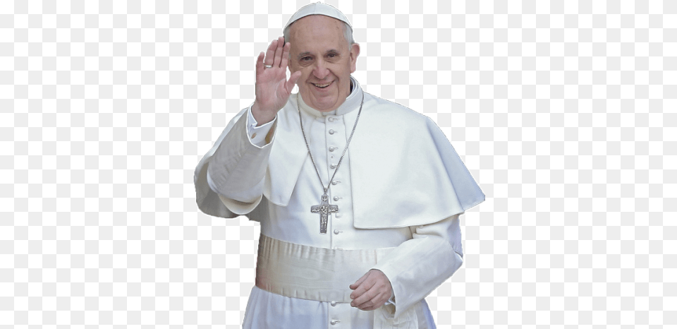 Pope Francis Standing Transparent Pope, Person, Adult, Male, Man Free Png
