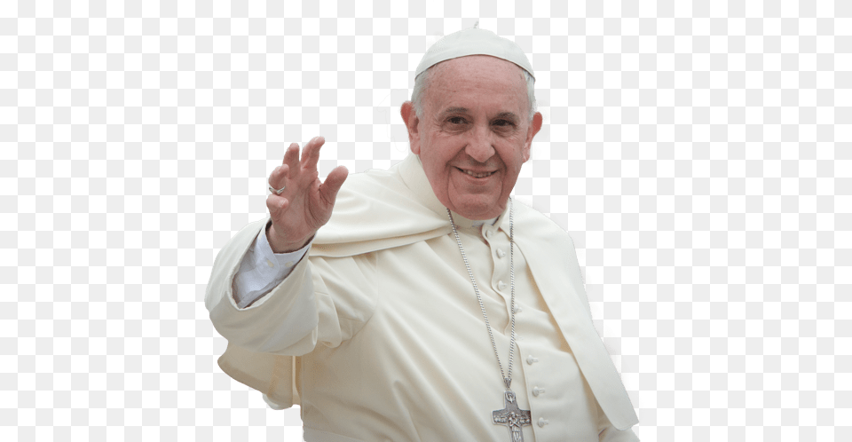 Pope Francis Waving, Person, Man, Male, Adult Free Png