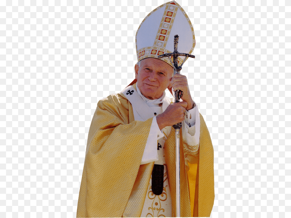 Pope John Paul Ii Pope John Paul Ii, Adult, Male, Man, Person Free Transparent Png