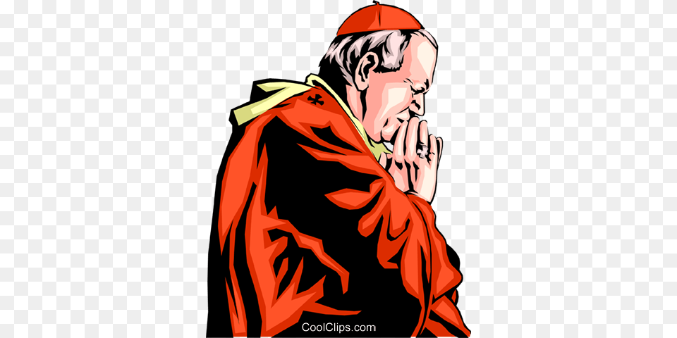 Pope John Paul Ii Royalty Vector Clip Art Illustration, Adult, Female, Person, Woman Free Png