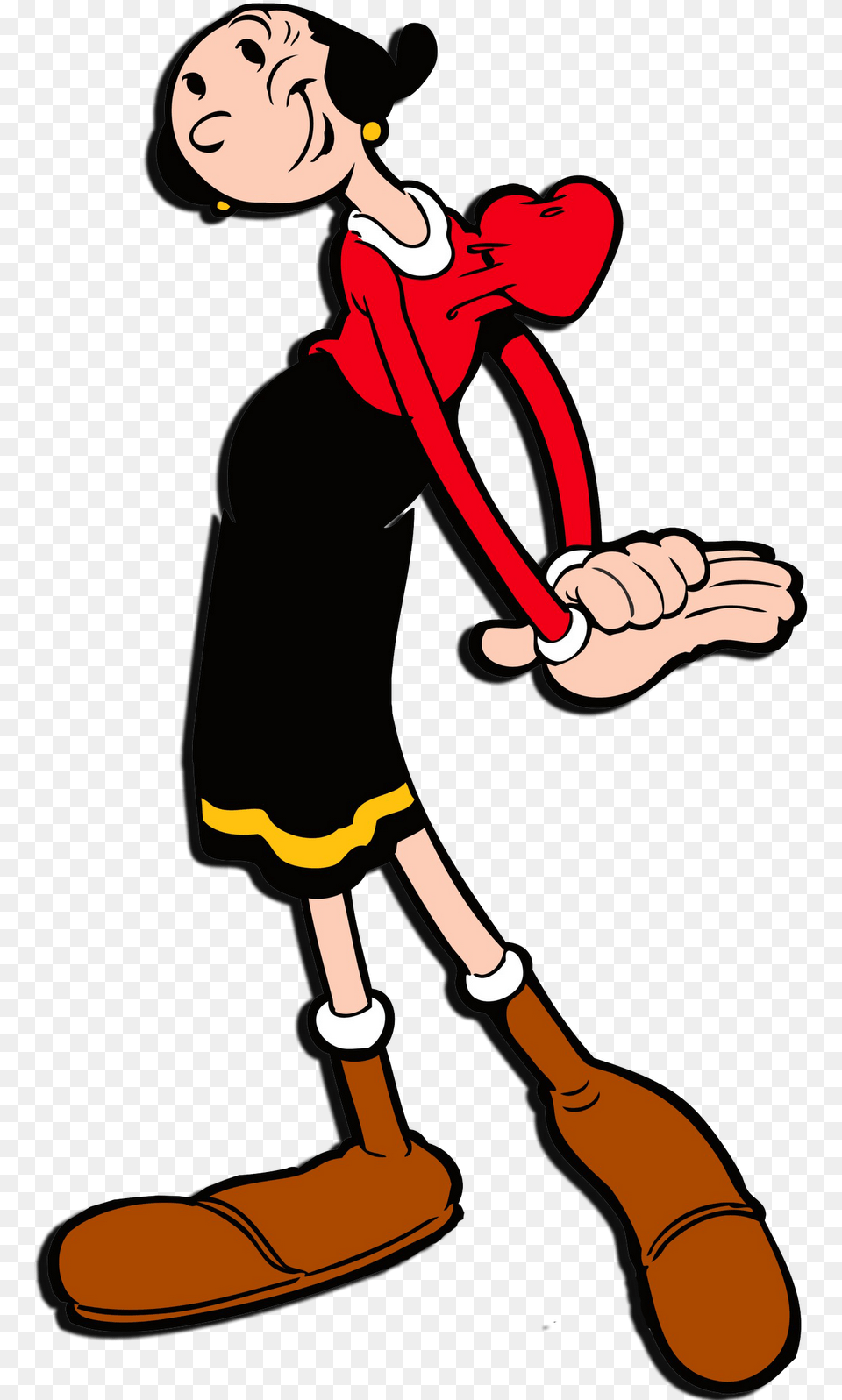Popeye And Olive Oil Clipart Olive Oyl And Popeye, Cartoon, Person, Face, Head Free Png