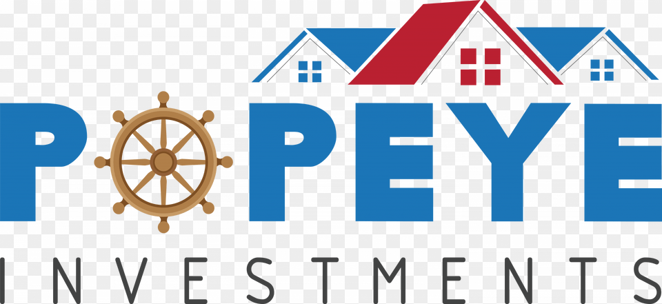 Popeye Investments Logo House, Machine, Spoke, Wheel, Neighborhood Free Png