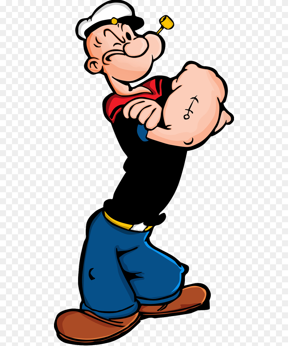 Popeye Popeye Cardboard Stand Up, Cartoon, Baby, Person, Face Png Image